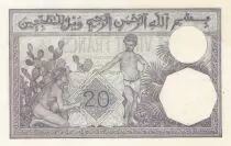 Algerien 20 Francs Young womand - 1928 - Serial H.2815 - aUNC - P.78b