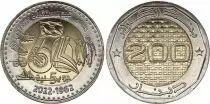 Algerien 200 Dinars - 60th anniversary of the independence - 2022 - Bimetalic