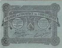 Algerien 5 Cents - Chambre de commerce of Constantine - 12-10-1915