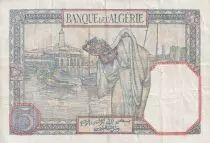 Algerien 5 Francs -  Young girl - 08-08-1941 - Serial Z.5380 - VF to XF - P77b