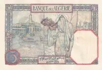 Algerien 5 Francs - Young girl - 27-06-1929 - Serial P.3679 - P.77a