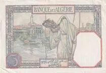 Algerien 5 Francs - Young woman - 21-04-1941 - Serial S.5110 - XF - P.77