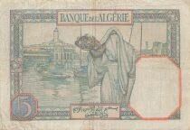 Algerien 5 Francs - Young Woman - 28-04-1941 - P.77b