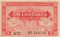Algerien 50 Centimes - 31-01-1944 - Serial C - P.97a