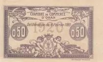 Algerien 50 Centimes - Chambre de commerce of Oran - 04-02-1920 - Serial IV