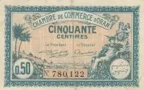 Algerien 50 Centimes - Chambre de commerce of Oran - 25-03-1921 - 780, 122