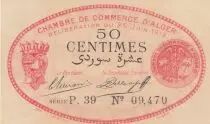 Algerien 50 Cents - Chambre de commerce of Alger - 25-06-1919 - Serial P.39