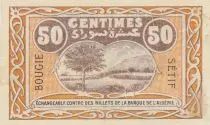 Algerien 50 Cents - Chambre de commerce of Bougie-Setif - 09-03-1918 - Annul&eacute;