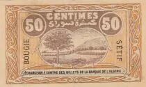 Algerien 50 Cents - Chambre de commerce of Bougie-Setif - 09-03-1918 - Serial B.12