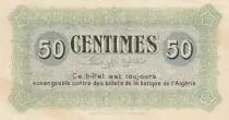 Algerien 50 Cents - Chambre de commerce of Constantine - 01-05-1915 - Serial A