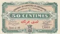 Algerien 50 Cents - Chambre de commerce of Constantine - 01-12-1917 - Serial J.10