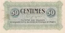 Algerien 50 Cents - Chambre de commerce of Constantine - 1915 - Serial A - P.140.1