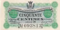 Algerien 50 Cents - Chambre de commerce of Constantine - 1915 - Serial B - P.140.3