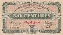 Algerien 50 Cents - Chambre de commerce of Constantine - 1916 - Serial B2 - P.140.6
