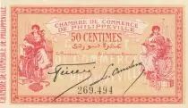 Algerien 50 Cents - Chambre de commerce of Philippeville - 10-11-1914 - S&eacute;rie 199.794