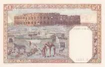 Algerien 50 Francs - Couple - Letter Watermark - 18-09-1942 - Serial P.1334