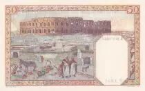 Algerien 50 Francs - Couple - Letter Watermark - 18-09-1942 - Serial P.1334