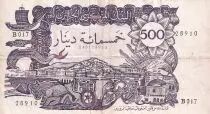 Algerien 500 Dinars - City - Galleon - 1970 - VF - P.129
