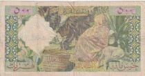 Algerien 500 Francs - Vulture - Sheep and goats - January 24, 1958 - Series E.68