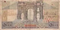 Algerien 5000 Francs - Apollo - Triomphal arch of Trajan - 01-12-1950 - Serial M.695 - P.109a