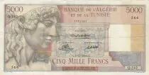 Algerien 5000 Francs Apollo - Triomphal arch of Trajan - 02-11-1949 -  Serial Q.240