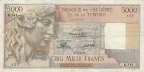 Algerien 5000 Francs Apollo - Triomphal arch of Trajan - 17-04-1950 -  Serial R.549