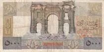 Algerien 5000 Francs Apollo - Triomphal arch of Trajan - Algeria  - 21-12-1949 -  Serial Z.343