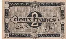 Algerien Algeria 1 Franc dark Green - Economical region - 31.01.1944 - Serial D.01 - P.99