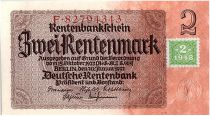 Allemagne (RDA) 2 Deutsche Mark - Brun et jaune - 1948