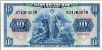 Allemagne (République Fédérale) 10 Deutsche Mark - Justice, travail - 1949 - N2420307W