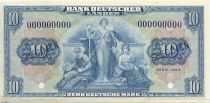 Allemagne (République Fédérale) 10 Deutsche Mark Mark, Justice, travail