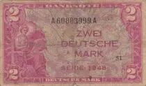Allemagne (RFA) 2 D. Mark - 1948 - Série A - P.TB - P.3