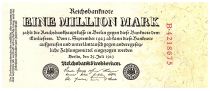 Allemagne 1 000 000 Mark 1923  - Séries et numéros variées - Avec lettre