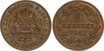 Allemagne 1 Kreuzer, Adolph - Duché de Nassau -1862