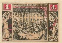 Allemagne 1 Mark - Bielschowitz - 1921 - Notgeld
