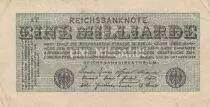 Allemagne 1 Milliarde Mark - Reichsbanknote - S&eacute;rie AT - 1923 - TTB - P.122
