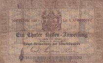 Allemagne 1 Thaler - Trésor Prussien - 13-02-1861 - Série IV - B+ - PS.0411