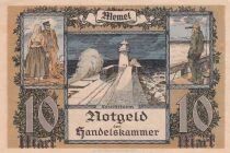 Allemagne 10 Mark - Territoire de Memel - 22-02-1922 - S&eacute;rie 039812