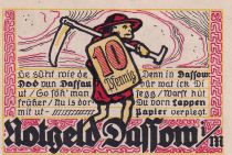 Allemagne 10 Pfennig - Dassow - Notgeld - 1921