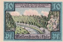 Allemagne 10 Pfennig - Mellenbach - Notgeld - 1921