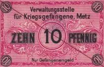 Allemagne 10 Pfennig - Ville de Metz - 1917