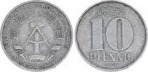 Allemagne 10 Pfenning Marteau et compas - RDA - 1963-1990 - TTB