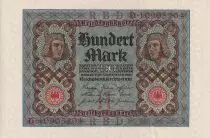 Allemagne 100 Mark - Cavalier de Bamberg - 1920 - Série D - P.NEUF - P.69b