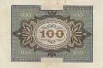 Allemagne 100 Mark - Cavalier de Bamberg - 8 digit - 1920 - Série U - P.69b