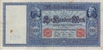 Allemagne 100 Marks Allemagne - Mercure et Cérès - Millésimes variés (1909-1910) - Numérotation rouge
