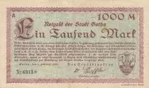Allemagne 1000 Mark - Notgeld - Ville de Gotha - 1923 - Num&eacute;ro 6313