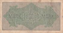 Allemagne 1000 Mark - Num&eacute;ro noir -  1922 - S&eacute;rie G-RD