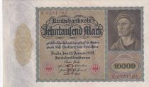 Allemagne 10000 Mark - Portrait homme par Durer - 1922 - Série B lettre E