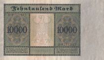 Allemagne 10000 Mark - Portrait homme par Durer - 1922 - Série D lettre J