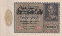 Allemagne 10000 Mark - Portrait homme par Durer - 1922 - Série J